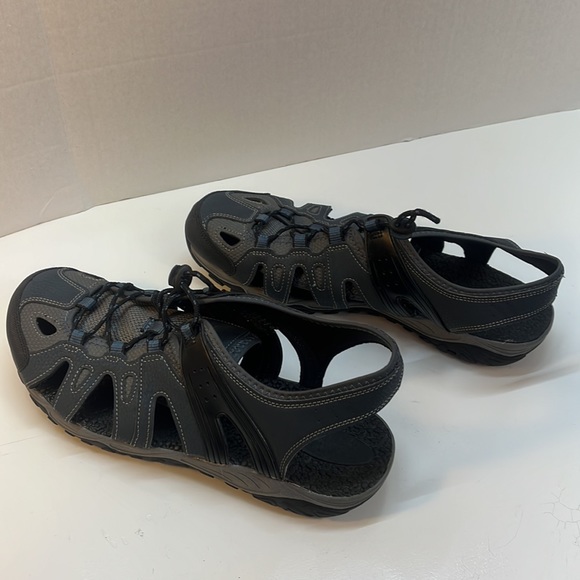 Ozark Trail Blue, Gray & Black Waterproof Hiking Trekking Sandals Size 13 - Picture 5 of 8